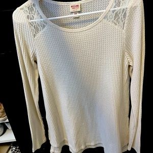 Long Sleeve Cream Top